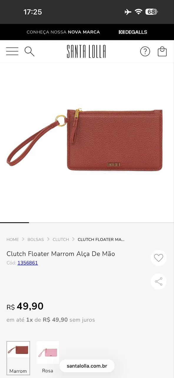 Bolsa Santa Lolla Clutch - Foto 2