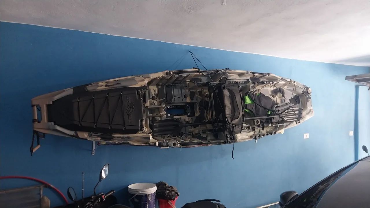 [VENDA OU TROCA MOTO ] CAIAQUE PREDADOR 1290 MILHA NÁUTICA  COR AREIA COM PEDAL BARBATANA  - Foto 4