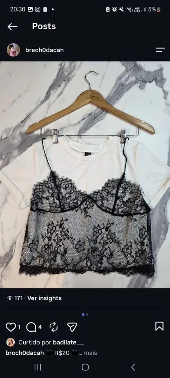 Combo 2 Shorts + 3 blusinhas | Moda alternativa - Foto 2