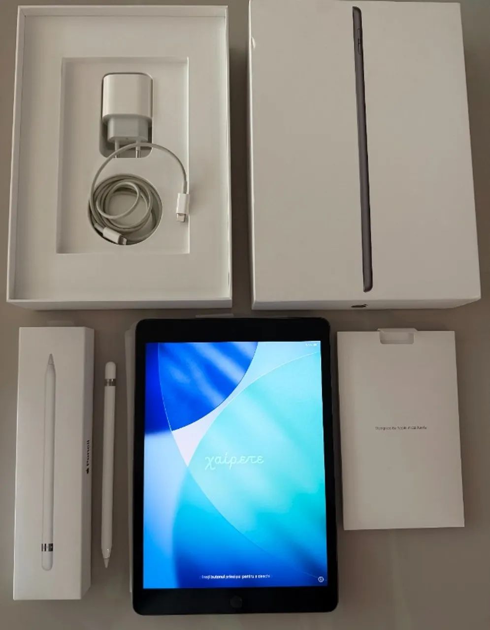 iPad 9ª Geração 256GB Wi-Fi + Apple Pencil Original + Caixa