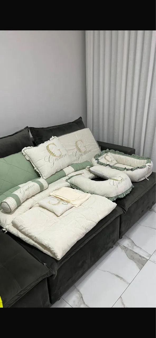 Kit de berço personalizado 