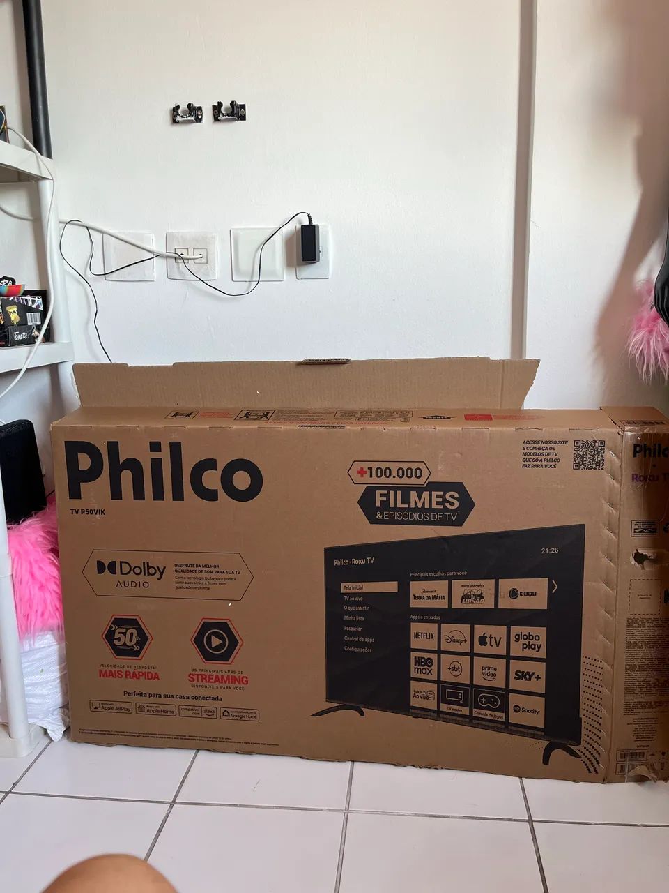 TV  50 Philco nova / tela trincada  - Foto 2