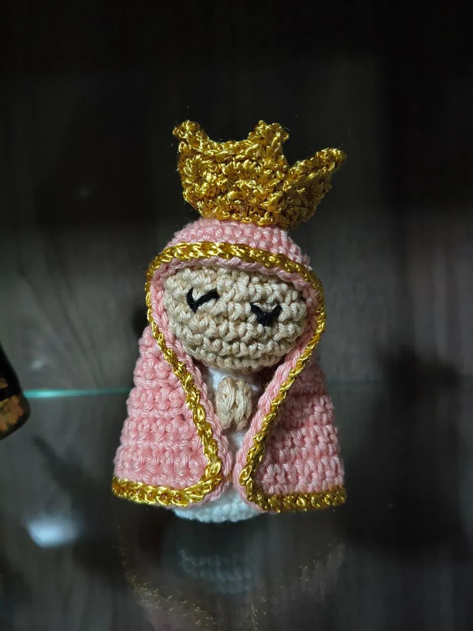 Nossa senhora em crochê - Foto 3