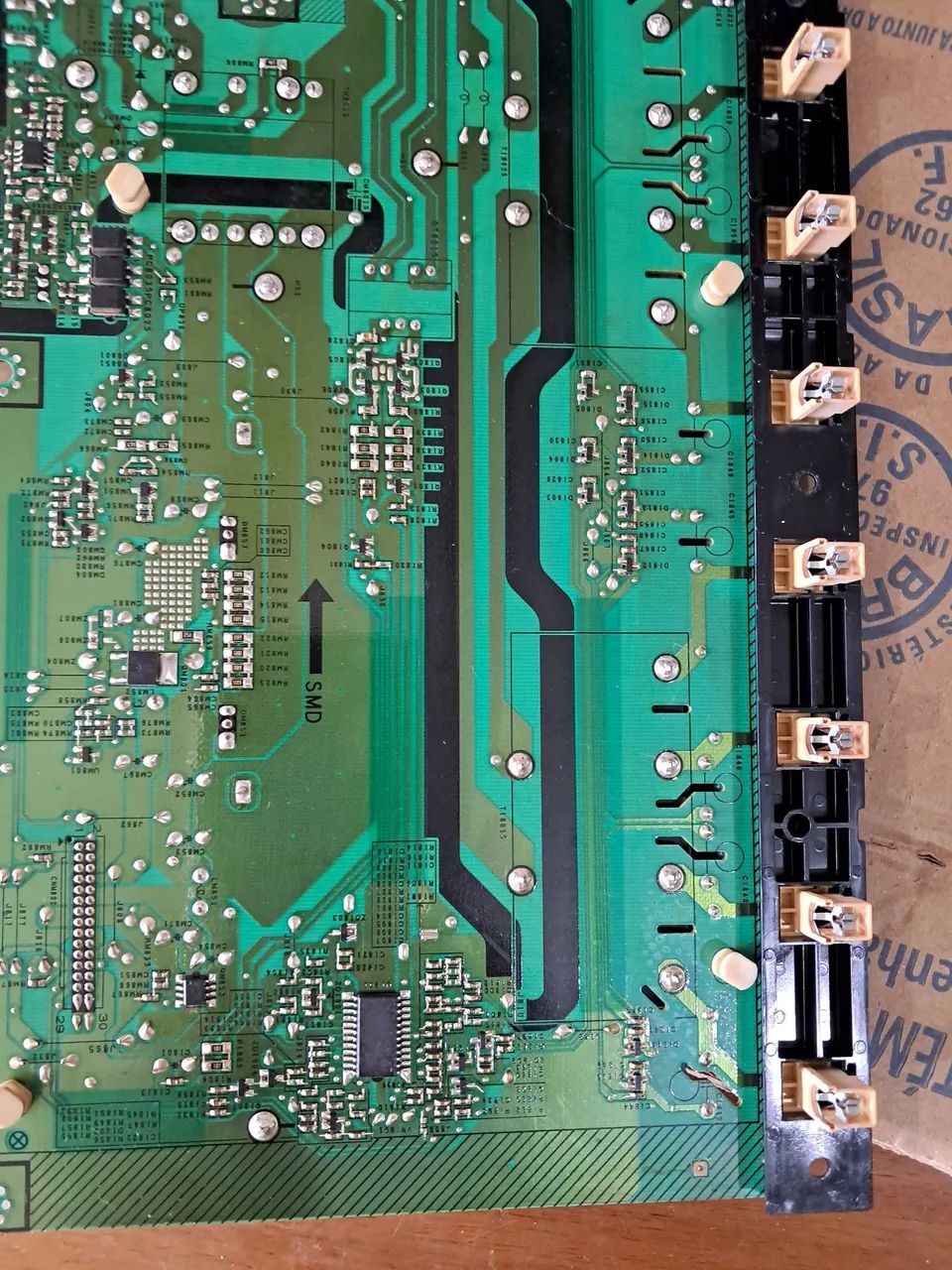 Placa  da fonte tv Samsung LN40B5630P2m - Foto 6
