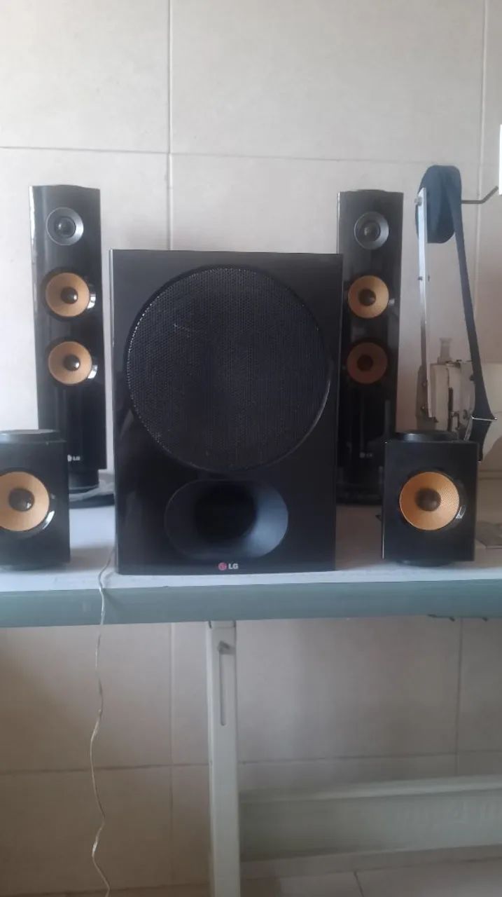 Caixas home theater LG 5.1
