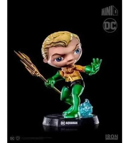estátua aquaman minico iron studios