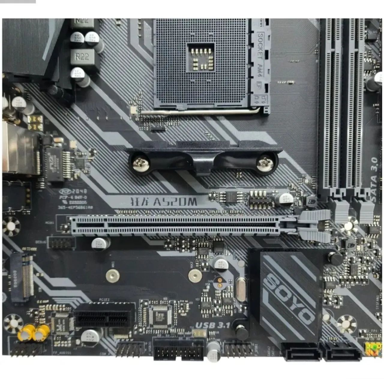 PLACA MÃE AMD A520 SOYO - Foto 3