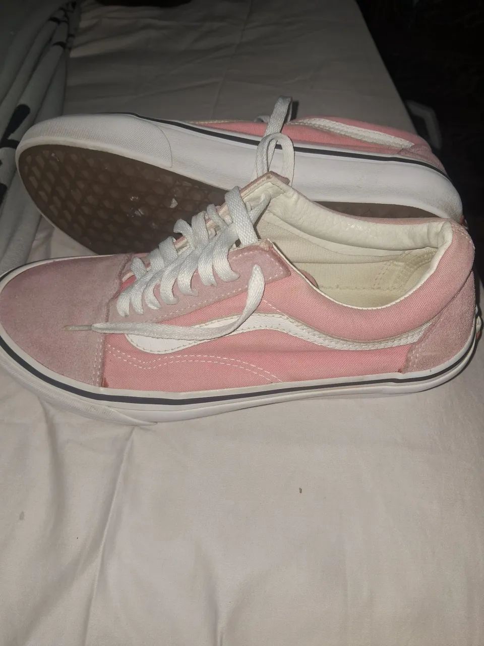 Tenis Vans Ua Old Skool Rosa 38 - Foto 2