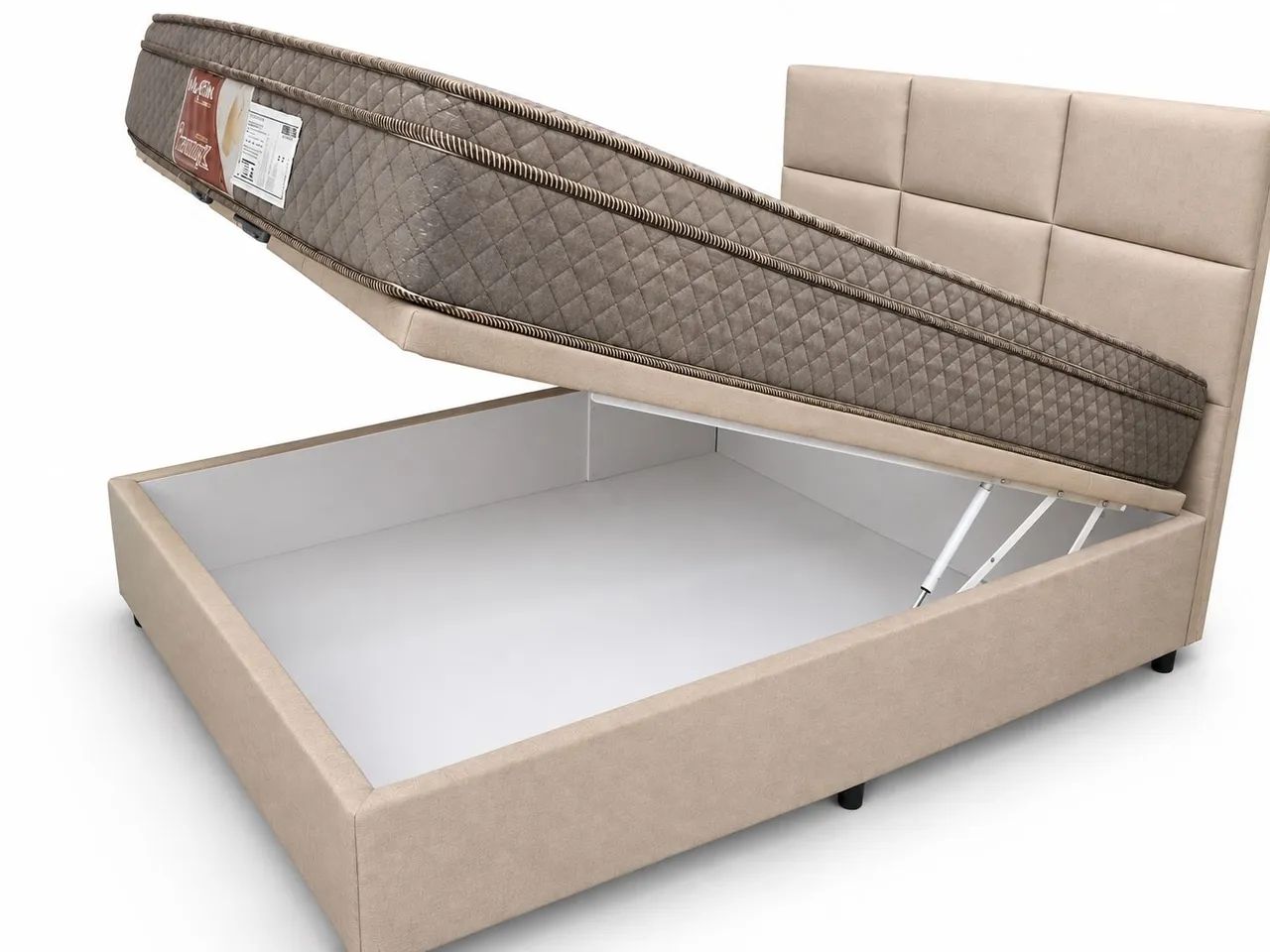 Cama box + colchão + cabeceira 