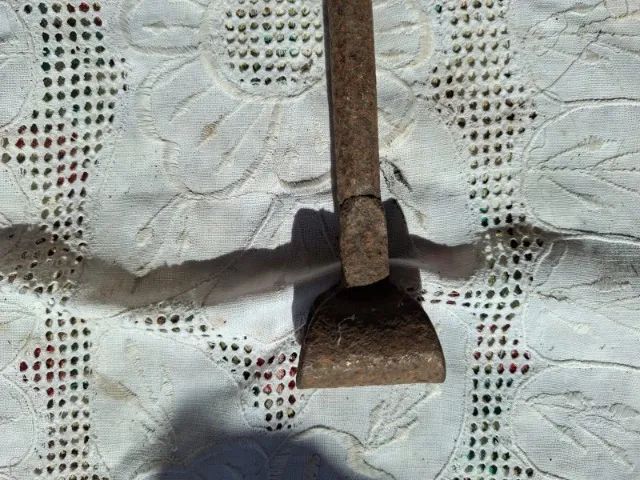 broca trado antiga de ferro para madeira  - Foto 4