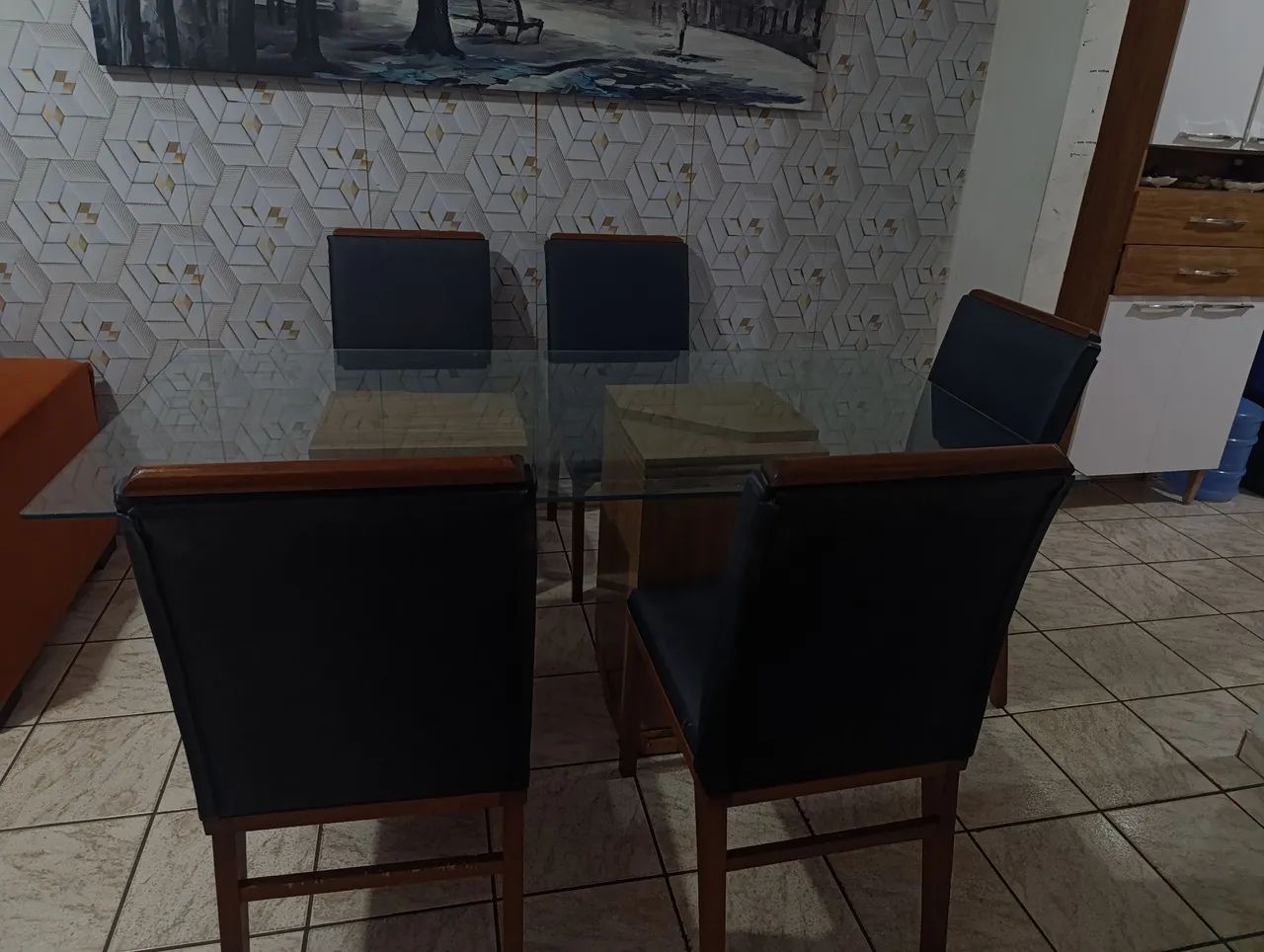Sala de jantar 6 cadeiras 
