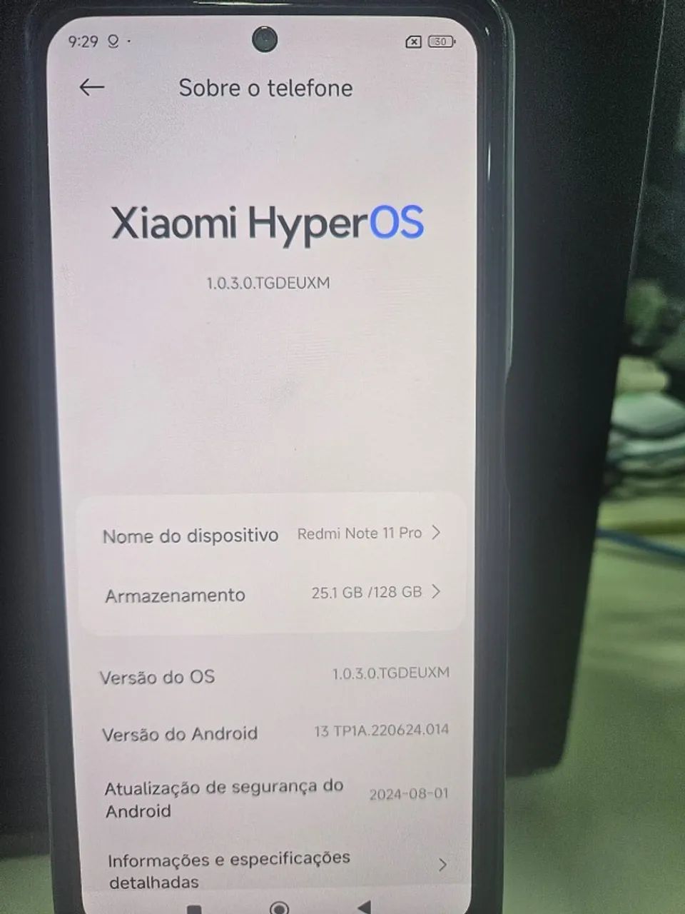 Celular Redmi Note 11 Pro 5G Impecável - Foto 2