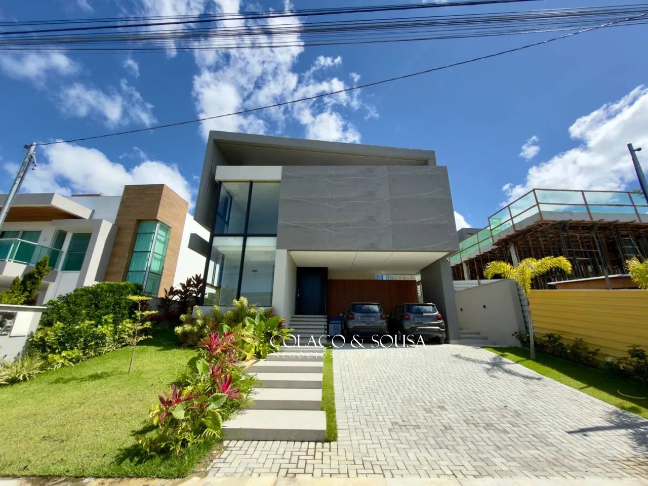 CASA NOVA A VENDA NO ALPHAVILLE MIRANTE com 04 suítes amplas e área de lazer privativa - Foto 3