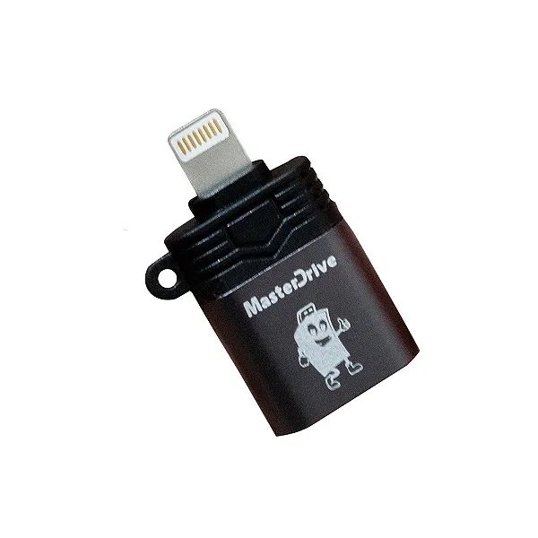 Adaptador Conector OTG Lightning iPhone Para USB - MasterDrive - Foto 2