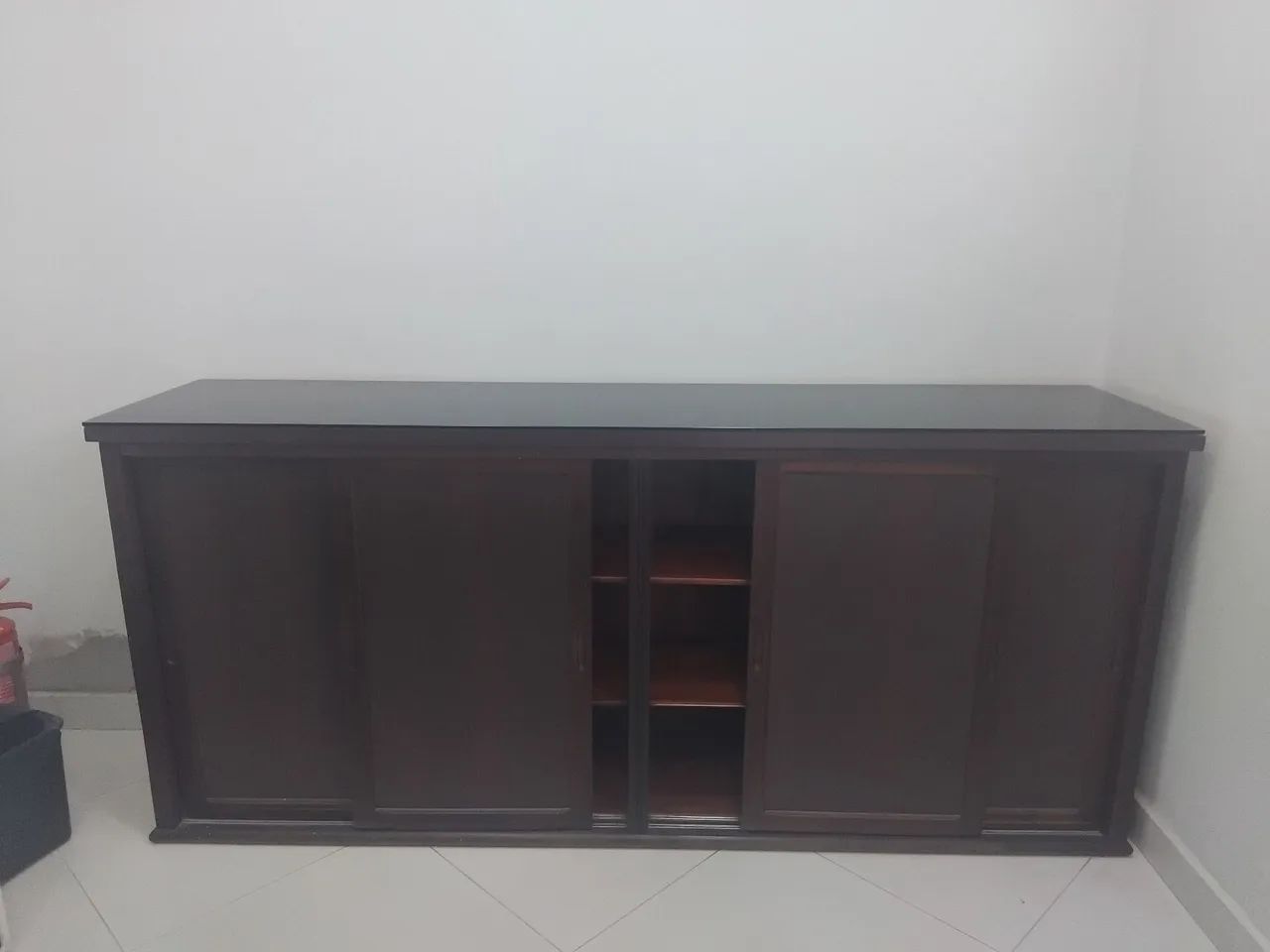 Balcao com vidro