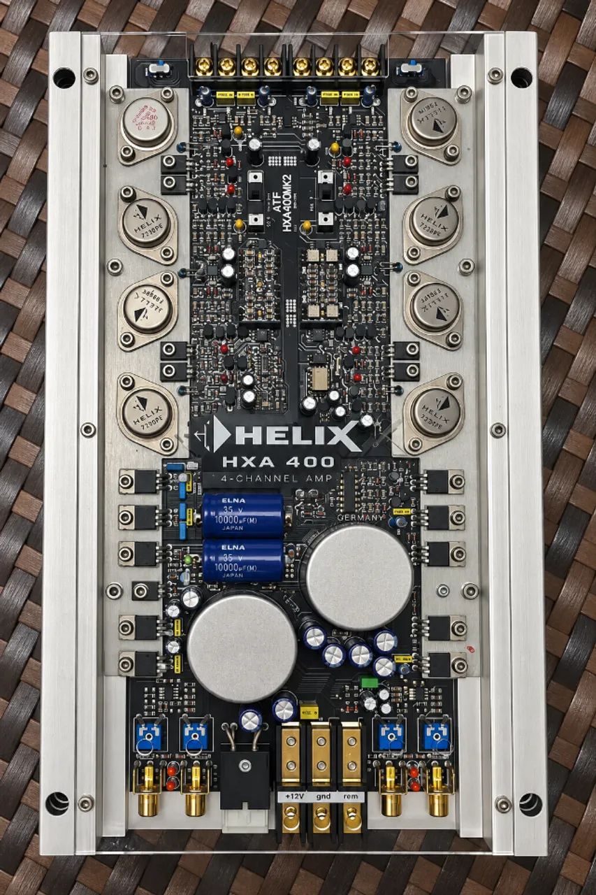 Amplificador Helix HXA 400 MK2 - Módulo de Som Automotivo High-End (4 Canais) - Foto 4