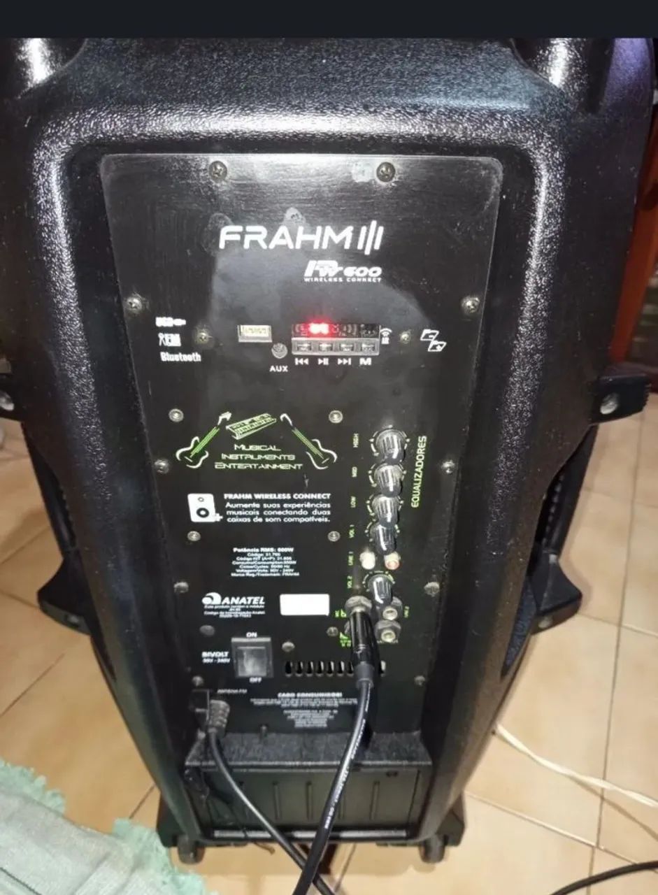 Caixa de Som Ativa FRAHM  15 Polegadas 600W - Foto 2