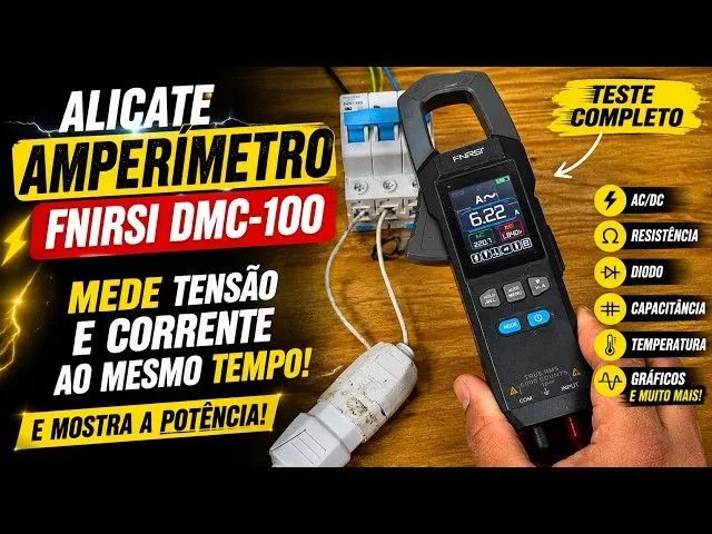 Amperímetro FNIRSI DMC-100 entrega no mesmo dia - Foto 2