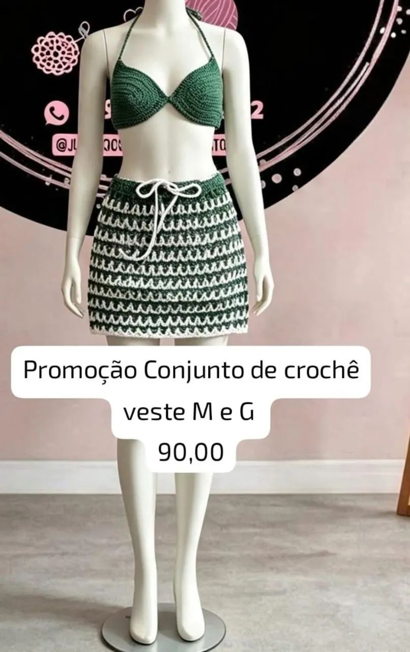 Promoção de roupas de crochê  - Foto 3