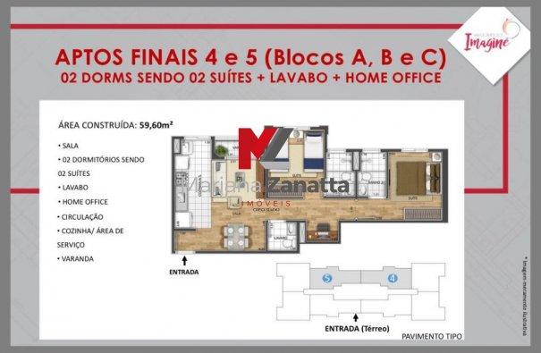 Residencial Imagine - Apartamento em Lançamentos no bairro Lagoa Seca - Santa Bá... - Foto 11