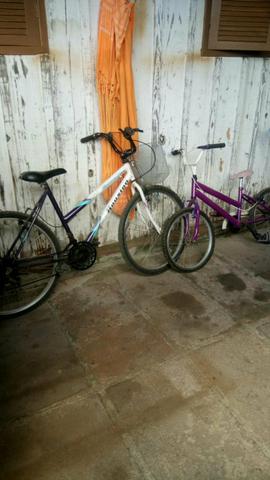 Bicicleta aro 26 e aro 20