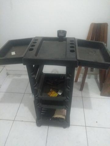 Carrinho auxiliar para cabeleireiro ou barbeiro - Foto 2