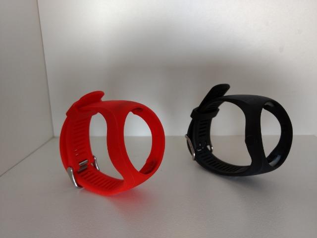 2 Pulseira (s) do Polar M 200 - Vermelha e preta - Novas - Juntas ou separadas