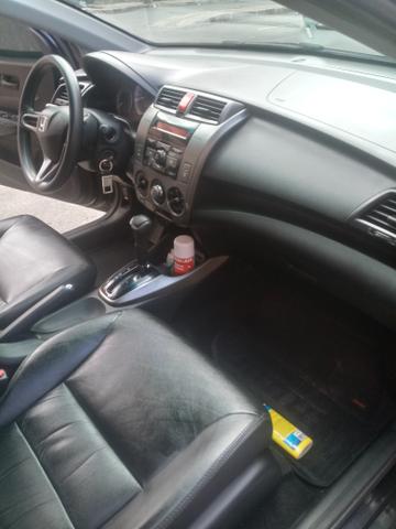 Honda city Banco de couro automático carro impecável - Foto 5