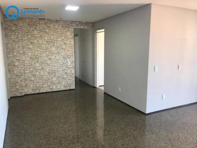 Apartamento com 3 dormitórios à venda, 125 m² por R$ 495.000 - Varjota - Fortaleza/CE - Foto 2