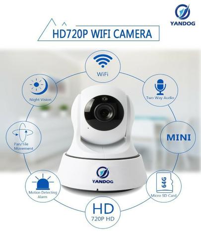 Câmera De Segurança Ip Yandog HD 720p Sem Fio Wifi