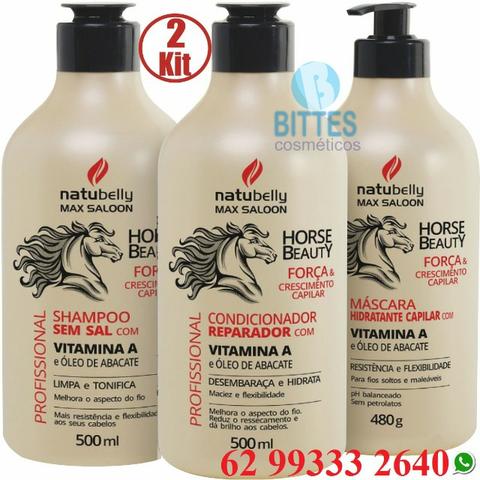 2 Kits Força e Crescimento Capilar Natubelly