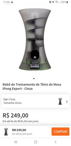 Ipong Expert, lançador de bolinhas ping pong - Foto 2