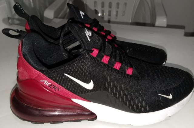 air max 270 preto e vermelho