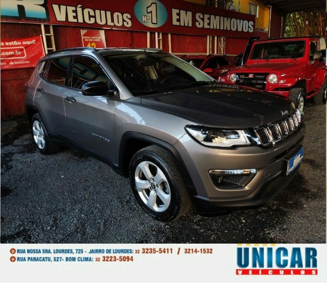 JEEP COMPASS SPORT 2.0 2018 CINZA COMPETO