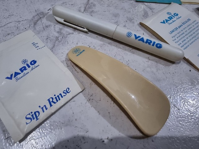 Kit Nécessaire de Bordo Varig Anos 80 completo original - Foto 3