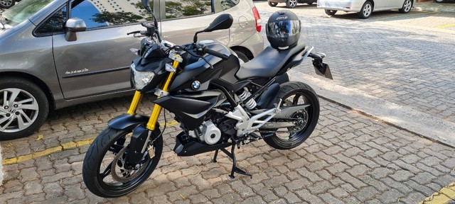 MOTO BMW G310R 2019 KM BAIXO ESTILIZADA PRETO FOSCA