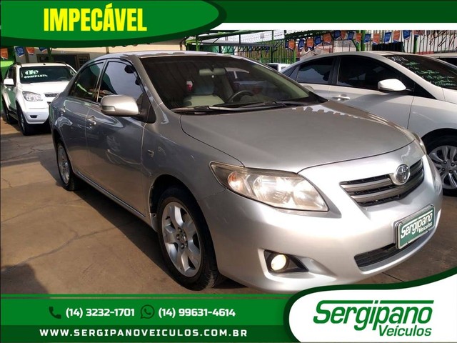 COROLLA XEI 1.8 FLEX AUTOMÁTICO, ANO:2010, COMPLETO, ACEITAMOS TROCA