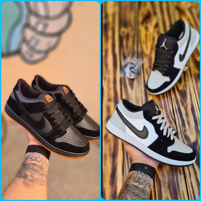 nike dunk cano baixo