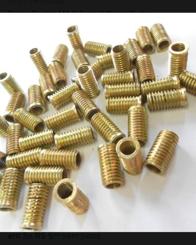 Rosca Postiça  6mm Bucha Rosqueada (Entrega Grátis)