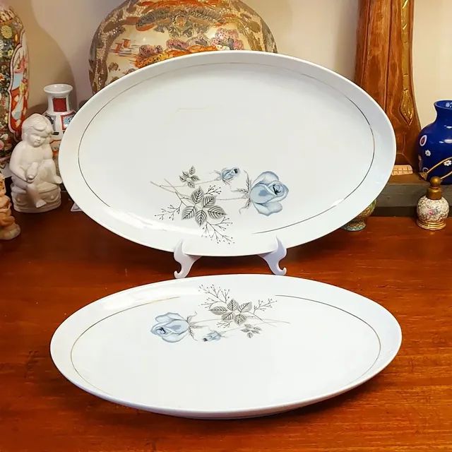 Par de Travessas em porcelana Real