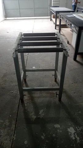 Mesa de Rolete para Marcenaria - 4 Roletes  75X60X90  - Foto 5