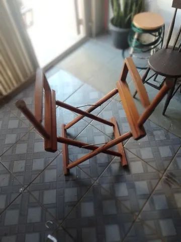 Cadeiras antigas de diretor pra restaurar. - Foto 3