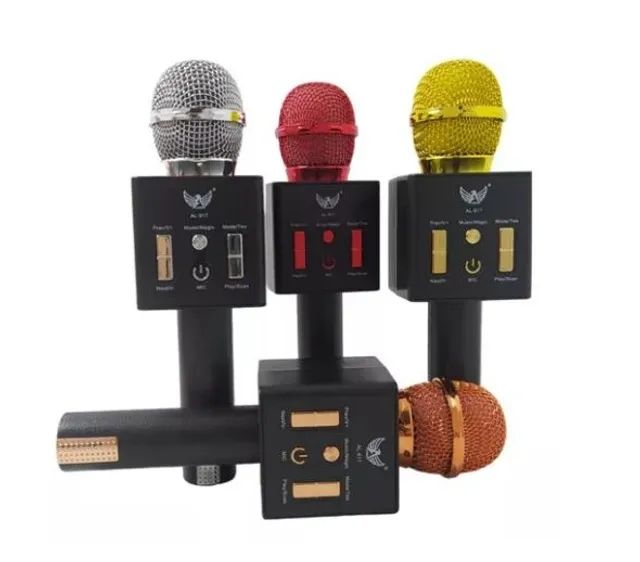 Microfone Karaokê Bluetooth Sem Fio Muda Voz - Foto 2