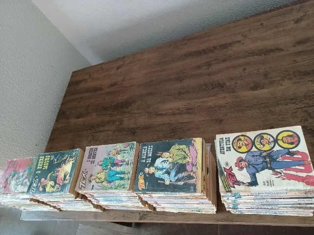 (item 235) Lote com 100 revistas Tex do n. 1 ao 100