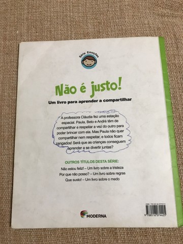 Livro Não é Justo! Um livro para aprender a compartilhar - Foto 2