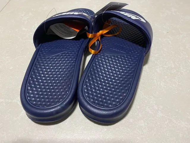 Chinelo Nike Benassi 42 Azul - Foto 3