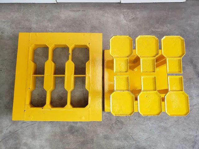 Forma de Piso Intertravado Raquete P/ Máquina de Bloco