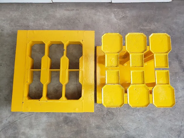 Forma de Piso Intertravado Raquete P/ Máquina de Bloco