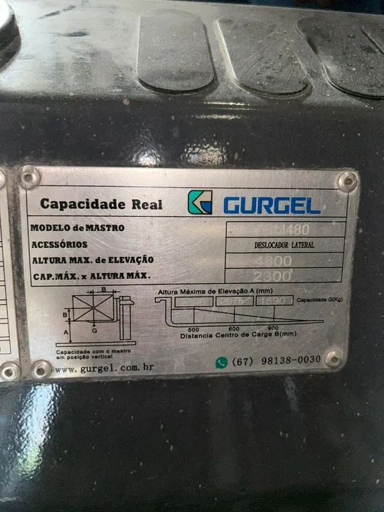 EMPILHADEIRA GURGEL 3500KG - Foto 5