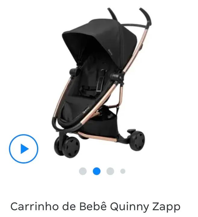 Combo carrinho Quiny zap e bebê conforto - Foto 3